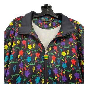 Vintage Y2K Coogi Australia Logo Print Track Jacket XXXL 3XL Colorful Streetwear